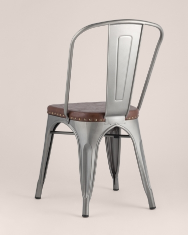 Стул Stool Group TOLIX SOFT мягкий Серебристый