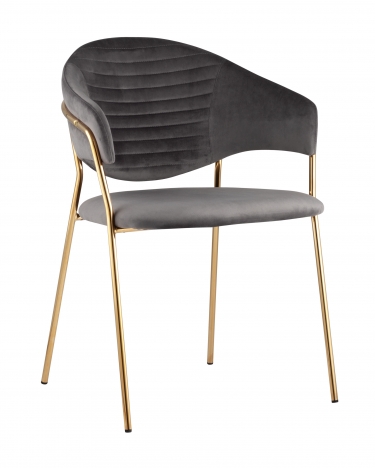 Стул мягкий Stool Group Эвита Серый