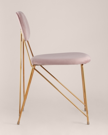 Стул Stool Group Элис мягкий Розовый