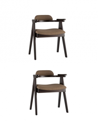 Комплект из двух стульев Stool Group OLAV 2 шт Кофейный