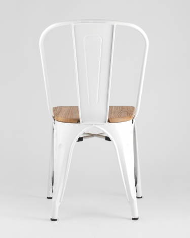 Стул Stool Group TOLIX WOOD Белый