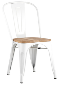 Стул Stool Group TOLIX WOOD Белый