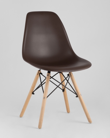 Стул Stool Group Eames DSW 4 шт. Коричневый
