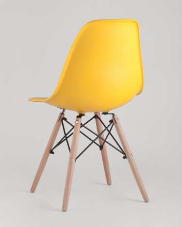 Стул Stool Group Eames DSW 4 шт. Желтый