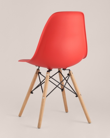 Стул Stool Group Eames DSW 4 шт. Красный