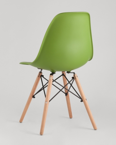 Стул Stool Group Eames DSW 4 шт. Зеленый