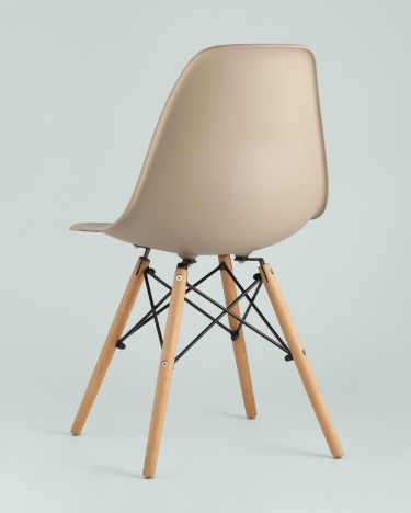 Стул Stool Group Eames DSW 4 шт. Бежевый