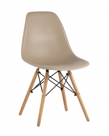 Стул Stool Group Eames DSW 4 шт. Бежевый