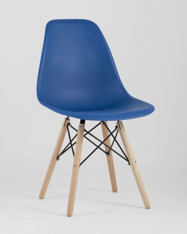 Стул Stool Group Eames DSW 4 шт. Синий