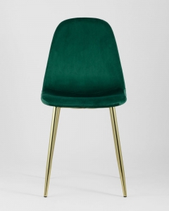 Стул Stool Group Валенсия велюр золотые ножки Зеленый