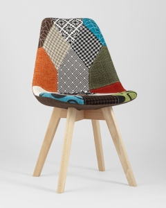 Стул обеденный Stool Group FRANKFURT ткань Пэчворк