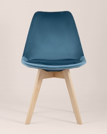 Стул обеденный Stool Group FRANKFURT велюр Синий