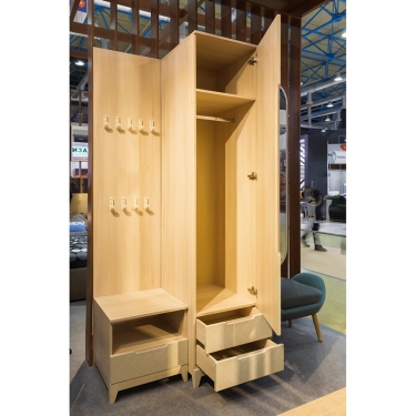 Зеркало R-home Сканди Зер Жемчужно-белый