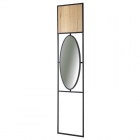 Панель для прихожей с зеркалом R-home Loft Дуб Натур