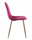 Стул Stool Group Валенсия велюр золотые ножки Бордо
