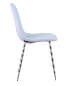 Стул Stool Group Валенсия велюр хром Пыльно-голубой