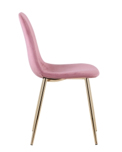 Стул Stool Group Валенсия велюр золотые ножки Пыльно-розовый