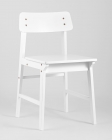 Стул Stool Group ODEN WOOD x2 из массива гевеи Белый