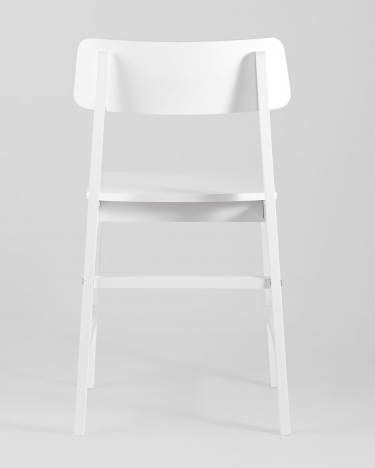 Стул Stool Group ODEN WOOD x2 из массива гевеи Белый