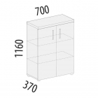 Шкаф с полками Витра Рубин 41.75