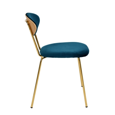 Стул Stool Group Ники велюр Синий