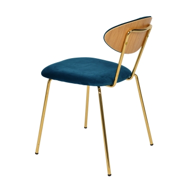 Стул Stool Group Ники велюр Синий