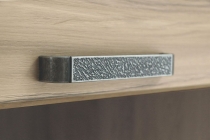 Пенал под встраиваемый холодильник лев/прав Витра Бруклин 101.77 Дуб Кронберг/Лагода/Антрацит