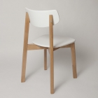 Стул с жестким сиденьем DAIVA Вега Эмаль белая