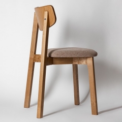 Стул с мягким сиденьем DAIVA Вега Blue жаккард Дуб золотой