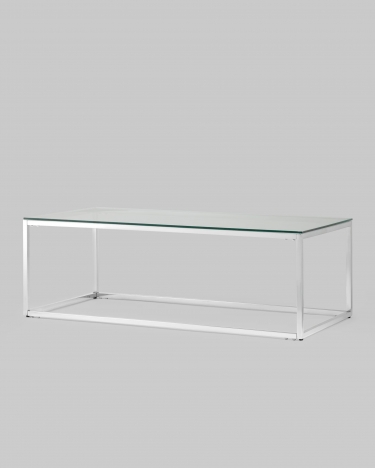 Журнальный стол Stool Group ТАУН 120x60 Серебро