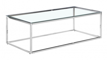 Журнальный стол Stool Group ТАУН 120x60 Серебро