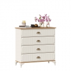 Комод Вилладжио Любимый дом ЛД 680.140.000 Алебастр/Дуб золотой