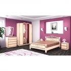 Зеркало настенное Браво Виктория 01 Макиато Дуб молочный с патиной