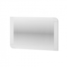 Зеркало навесное Браво Вива 01 Белая Белый глянец