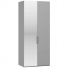 Шкаф двухстворчатый Браво Вива ШР-2 с зеркалом Фарго Мокко глянец