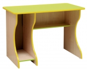 Стол Матрица компьютерный Юниор-11.1 Дуб молочный/Лайм