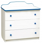 Комод Матрица с 3-мя ящиками Радуга Синий