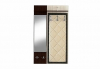 Вешало настенное Ивару Ольга 6 Ясень шимо светлый Венге