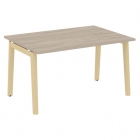 Стол переговорный 1 столешница Рива ONIX WOOD OW.PRG-1.3 Дуб Аттик/Светлый