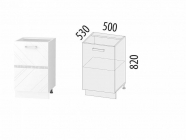 Напольный шкаф лев/прав Витра Бьянка 102.61