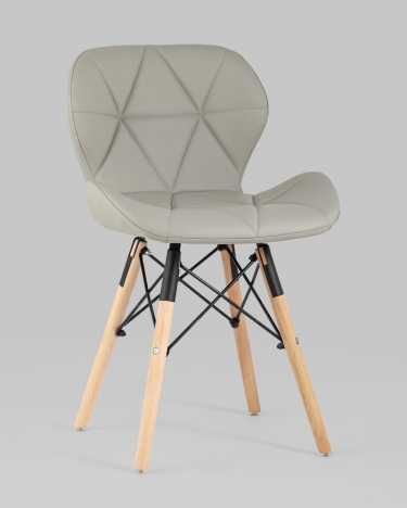 Стул Stool Group Бон экокожа Серый