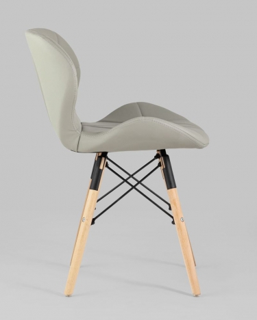 Стул Stool Group Бон экокожа Серый