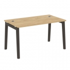 Стол рабочий руководителя Рива ONIX WOOD OW.SRR-3.8 Тиквуд Светлый/Темный