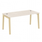 Стол рабочий руководителя Рива ONIX WOOD OW.SRR-4.8 Денвер Светлый/Светлый