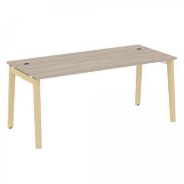 Стол рабочий руководителя Рива ONIX WOOD OW.SRR-5.8 Тиквуд Светлый/Светлый