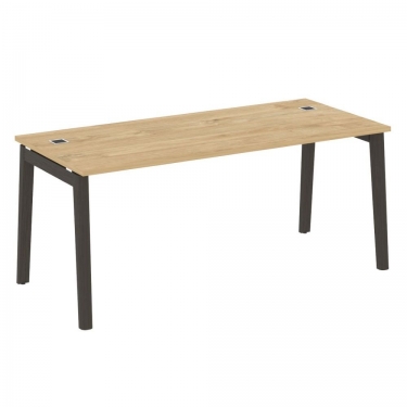 Стол рабочий руководителя Рива ONIX WOOD OW.SRR-5.8 Тиквуд Светлый/Темный