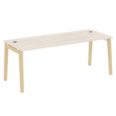 Стол рабочий руководителя Рива ONIX WOOD OW.SRR-6.8 Денвер Светлый/Светлый