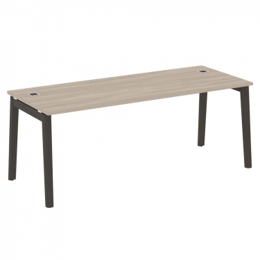 Стол рабочий руководителя Рива ONIX WOOD OW.SRR-6.8 Дуб Аттик/Темный