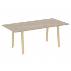 Стол переговорный Рива ONIX WOOD OW.PRG-19 Дуб Аттик/Светлый