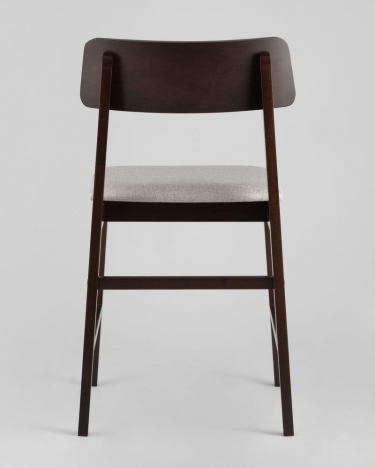 Комплект из двух стульев Stool Group ODEN мягкая тканевая Светло-серая обивка